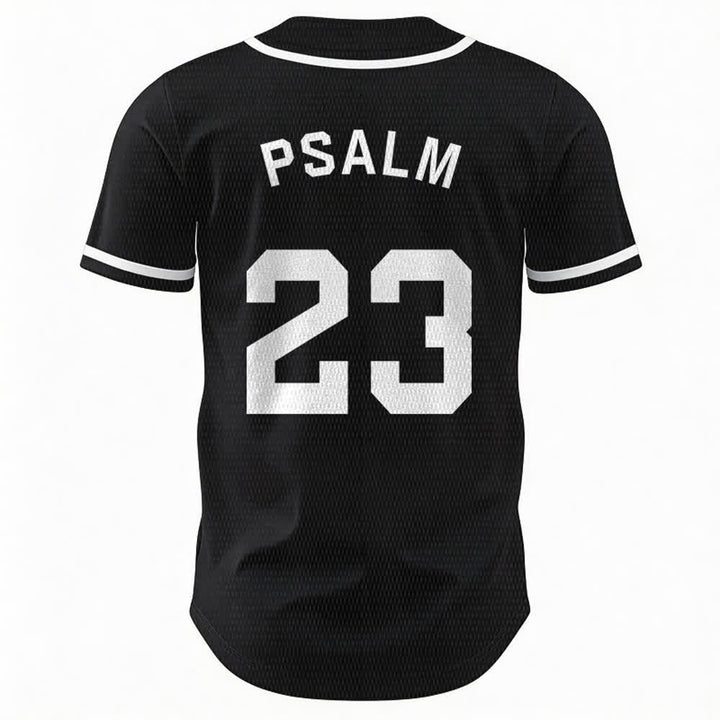 Maillot de baseball unisexe style rétro sport Christianartworkshop Psaume 23 - image 16