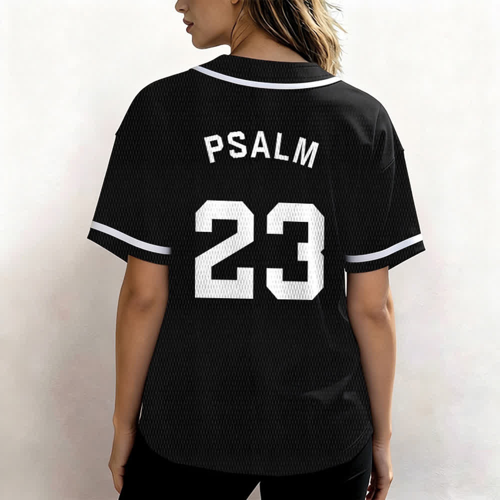 Maillot de baseball unisexe style rétro sport Christianartworkshop Psaume 23 - image 20