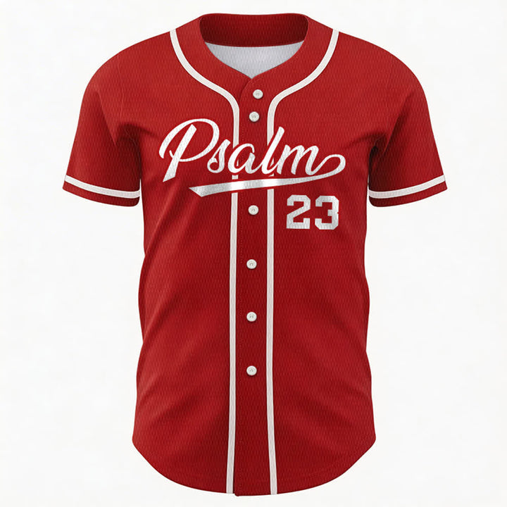 Maillot de baseball unisexe style rétro sport Christianartworkshop Psaume 23 - image 22