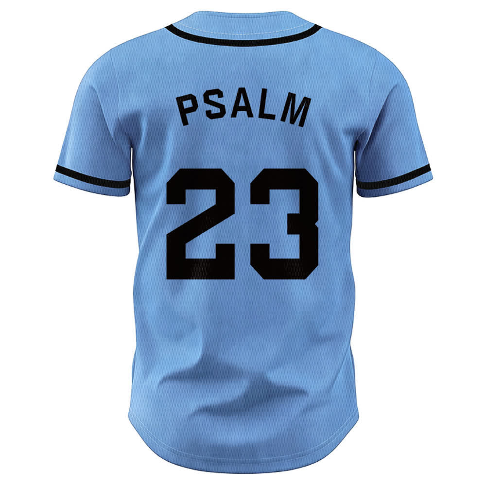Maillot de baseball unisexe style rétro sport Christianartworkshop Psaume 23 - image 37