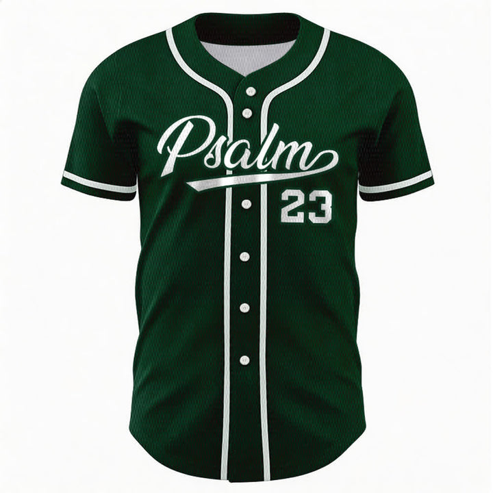 Maillot de baseball unisexe style rétro sport Christianartworkshop Psaume 23 - image 43
