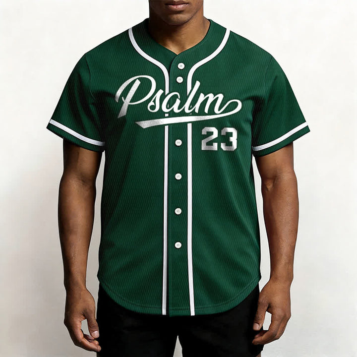 Maillot de baseball unisexe style rétro sport Christianartworkshop Psaume 23 - image 45