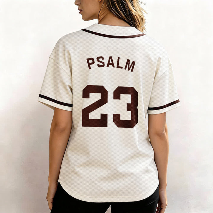 Maillot de baseball unisexe style rétro sport Christianartworkshop Psaume 23 - image 53