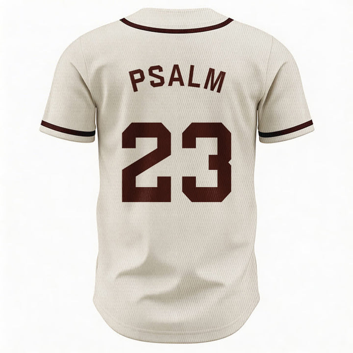 Maillot de baseball unisexe style rétro sport Christianartworkshop Psaume 23 - image 51