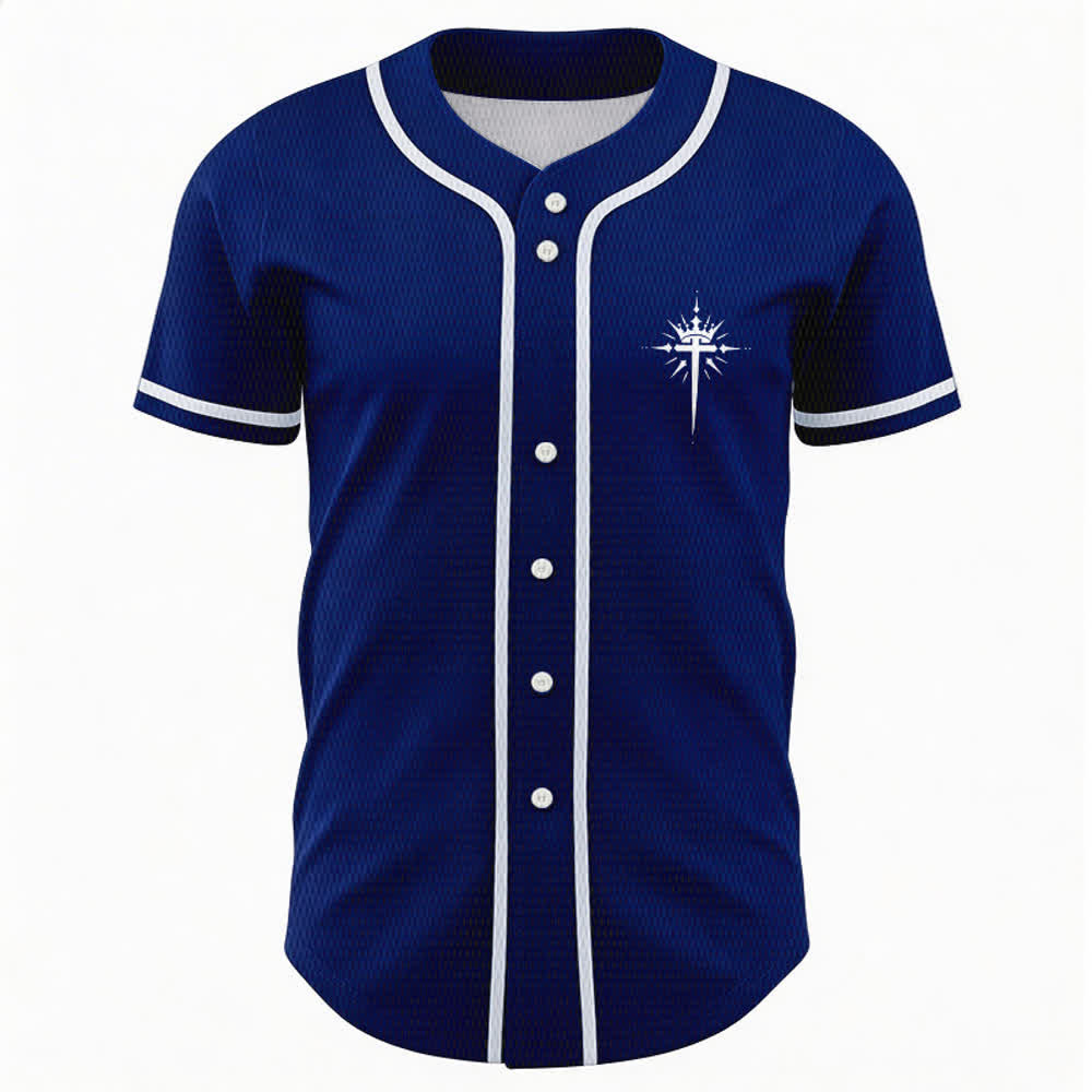 Christianartworkshop - Jésus est roi - Ailes d'ange - Croix - Déclaration de foi - Maillot de baseball personnalisé - image 9