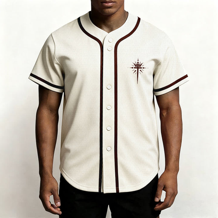 Christianartworkshop - Jésus est roi - Ailes d'ange - Croix - Déclaration de foi - Maillot de baseball personnalisé - image 20