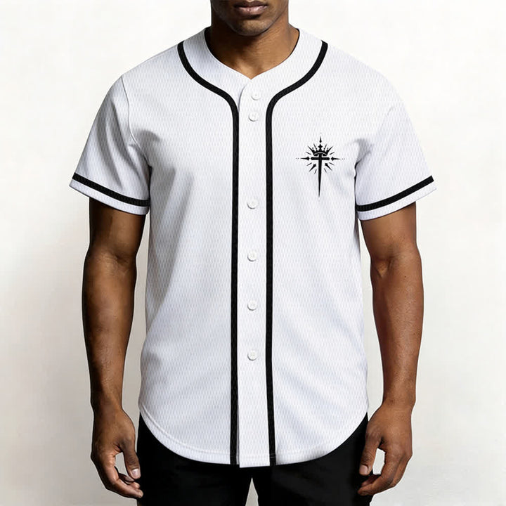 Christianartworkshop - Jésus est roi - Ailes d'ange - Croix - Déclaration de foi - Maillot de baseball personnalisé - image 27