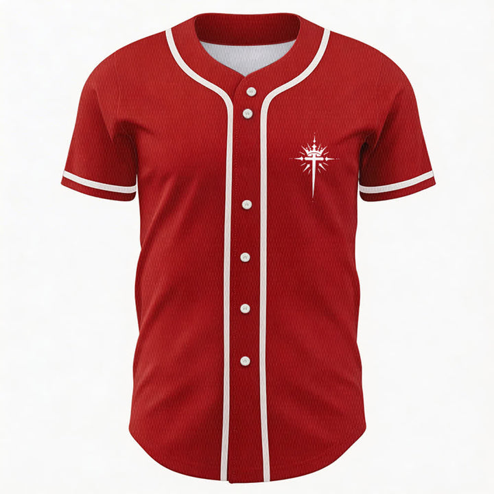 Christianartworkshop - Jésus est roi - Ailes d'ange - Croix - Déclaration de foi - Maillot de baseball personnalisé - image 30