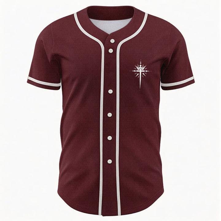 Christianartworkshop - Jésus est roi - Ailes d'ange - Croix - Déclaration de foi - Maillot de baseball personnalisé - image 37