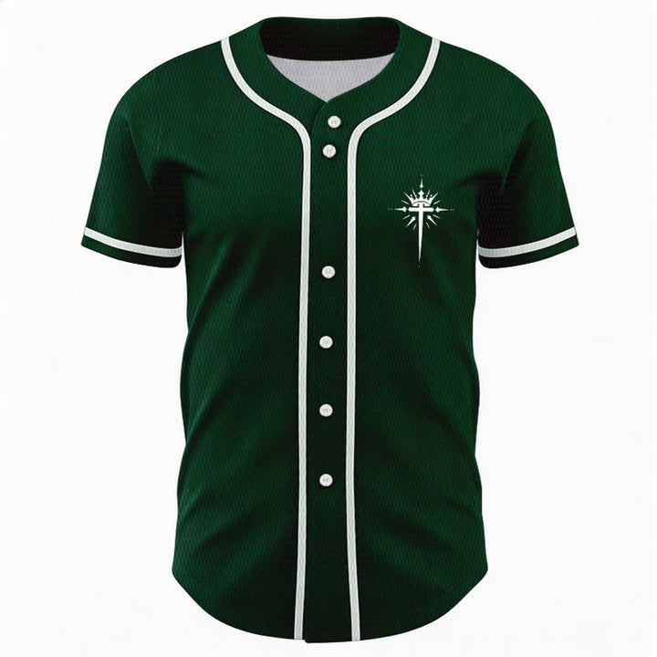 Christianartworkshop - Jésus est roi - Ailes d'ange - Croix - Déclaration de foi - Maillot de baseball personnalisé - image 51