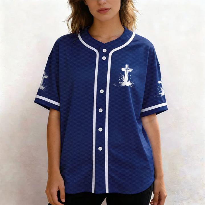 Christianartworkshop Tous les super-héros ne portent pas de cape. Maillot de baseball unisexe Cross - image 39