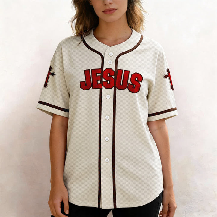 Christianartworkshop Maillot de baseball unisexe La croix est la preuve de l'amour de Dieu - image 6