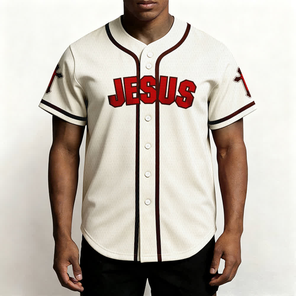 Christianartworkshop Maillot de baseball unisexe La croix est la preuve de l'amour de Dieu - image 4