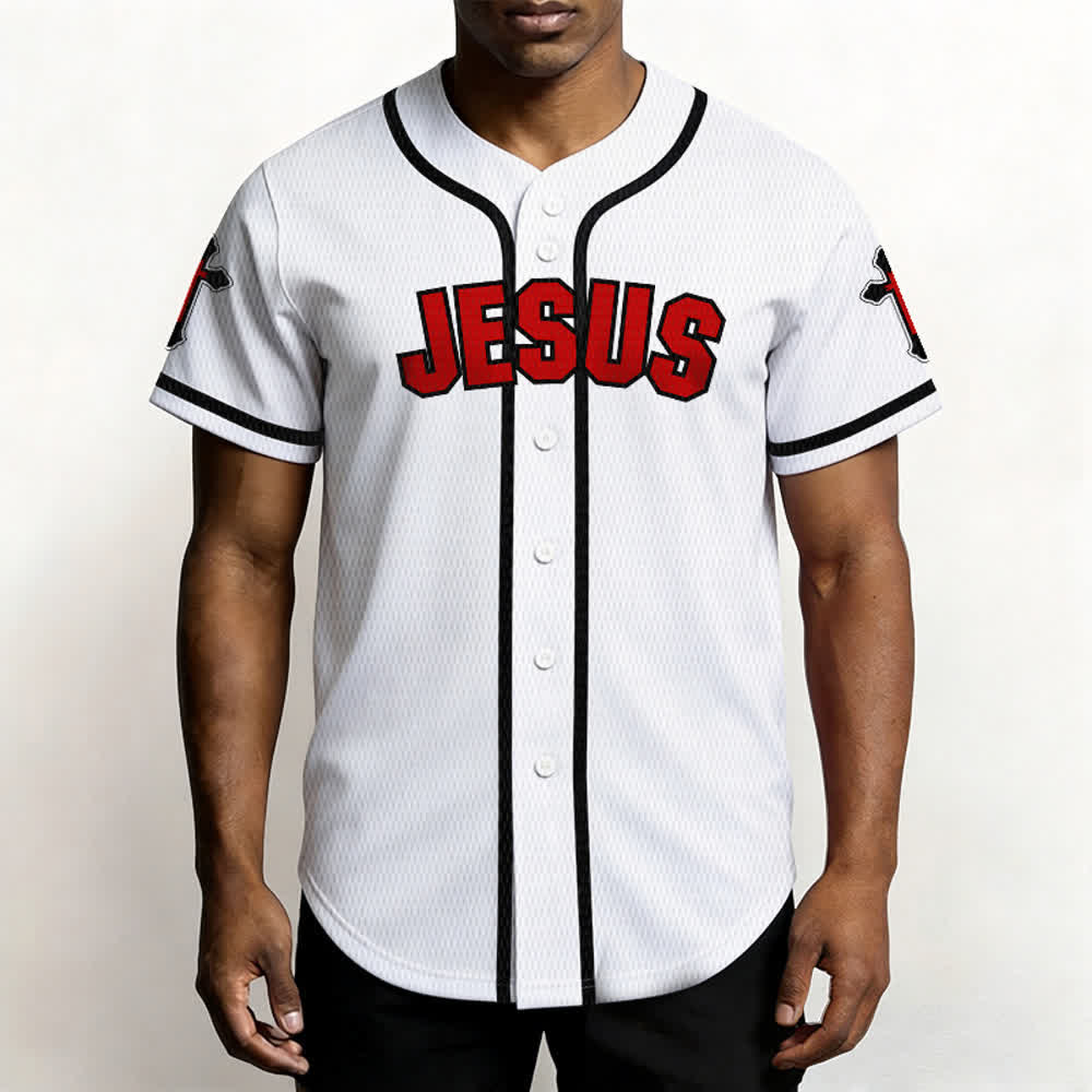Christianartworkshop Maillot de baseball unisexe La croix est la preuve de l'amour de Dieu - image 11