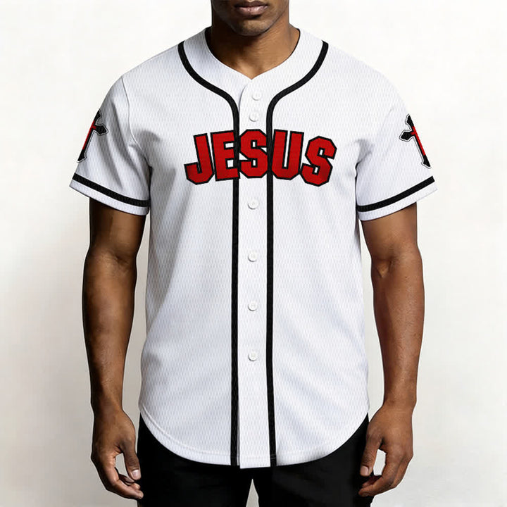 Christianartworkshop Maillot de baseball unisexe La croix est la preuve de l'amour de Dieu - image 11