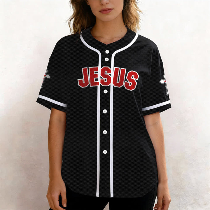 Christianartworkshop Maillot de baseball unisexe La croix est la preuve de l'amour de Dieu - image 20