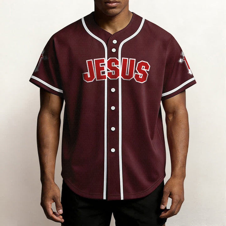 Christianartworkshop Maillot de baseball unisexe La croix est la preuve de l'amour de Dieu - image 27