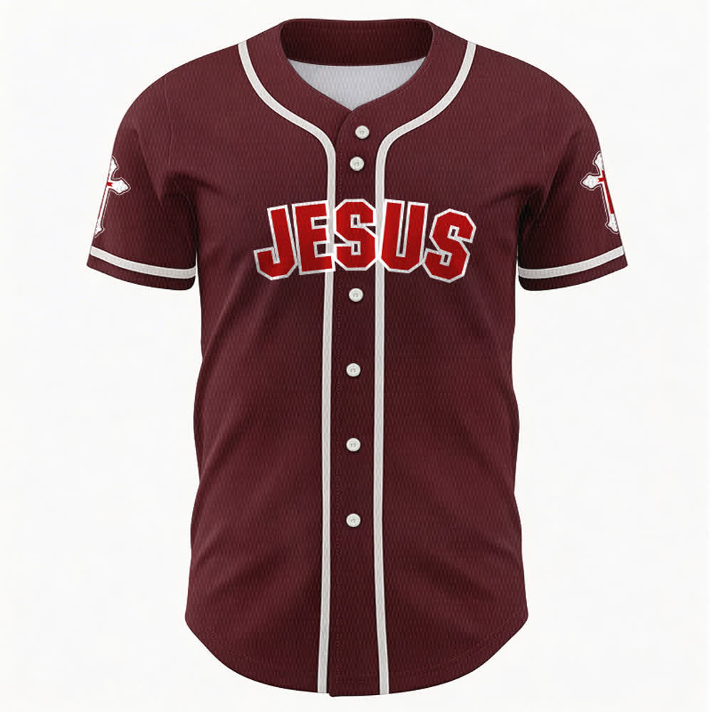 Christianartworkshop Maillot de baseball unisexe La croix est la preuve de l'amour de Dieu - image 23