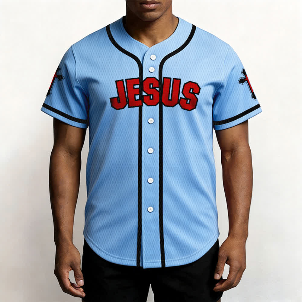 Christianartworkshop Maillot de baseball unisexe La croix est la preuve de l'amour de Dieu - image 32