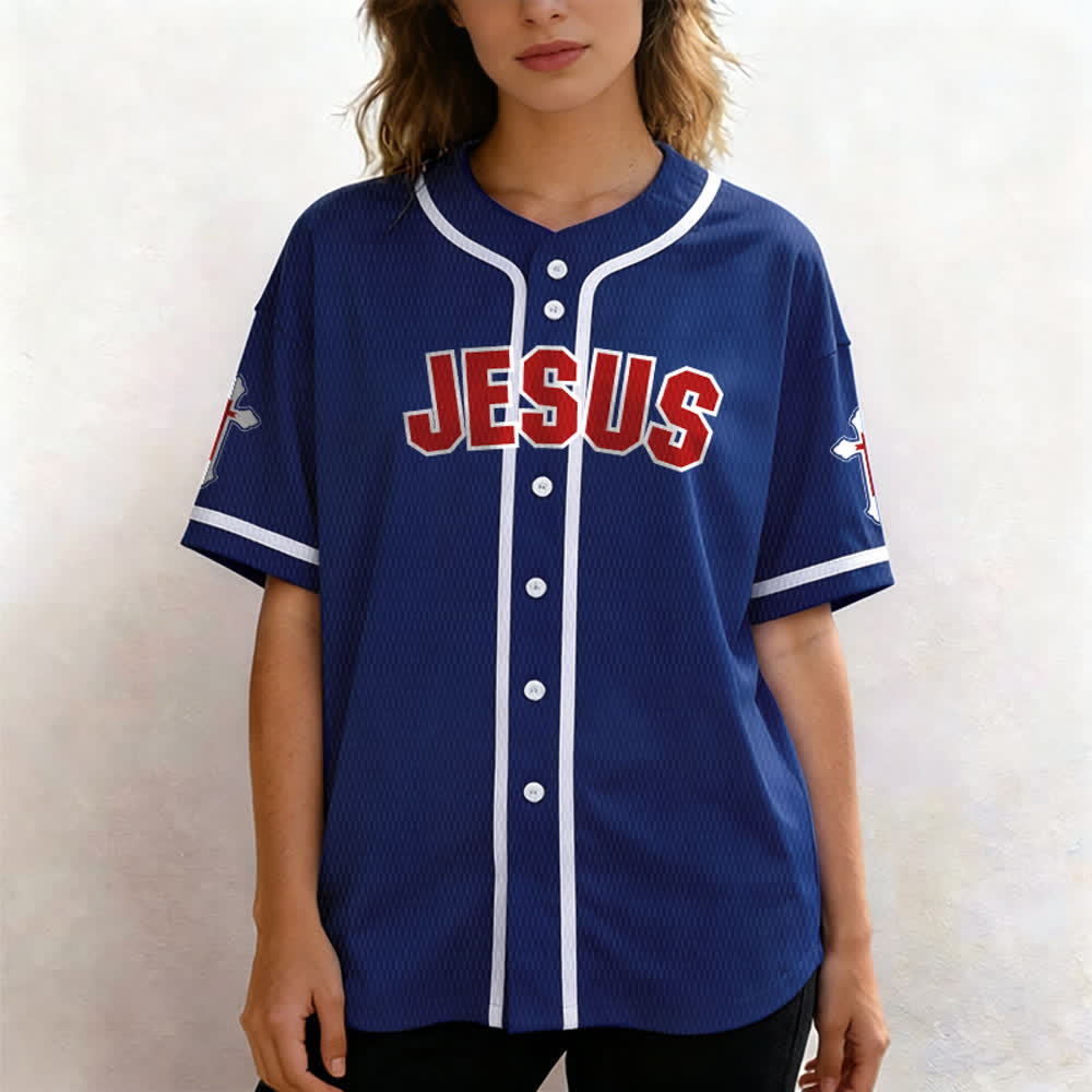 Christianartworkshop Maillot de baseball unisexe La croix est la preuve de l'amour de Dieu - image 39