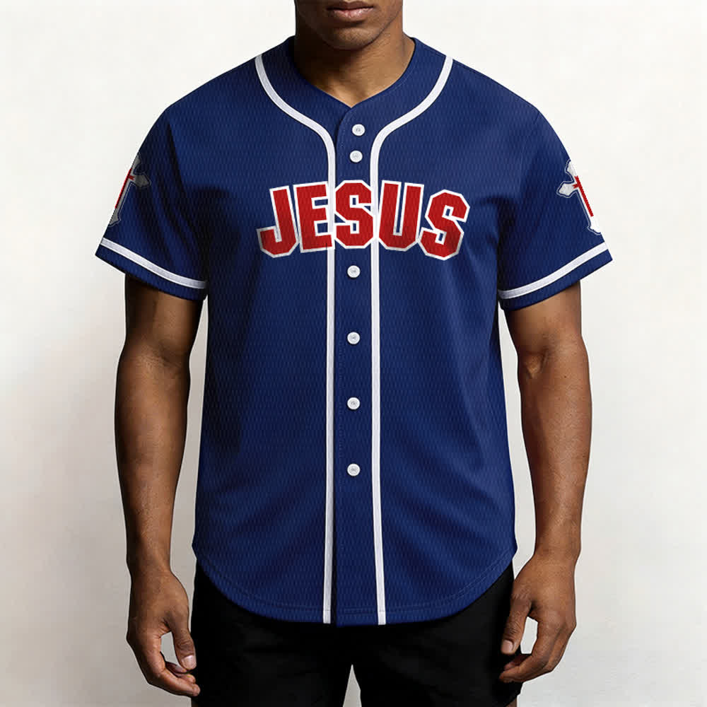Christianartworkshop Maillot de baseball unisexe La croix est la preuve de l'amour de Dieu - image 41