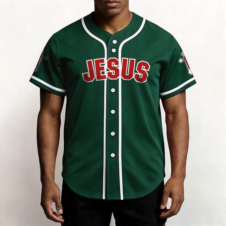 Christianartworkshop Maillot de baseball unisexe La croix est la preuve de l'amour de Dieu - image 46