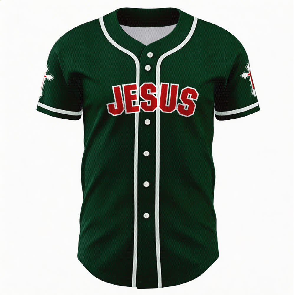 Christianartworkshop Maillot de baseball unisexe La croix est la preuve de l'amour de Dieu - image 44