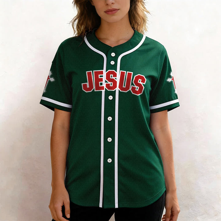 Christianartworkshop Maillot de baseball unisexe La croix est la preuve de l'amour de Dieu - image 48