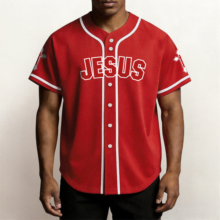 Christianartworkshop Maillot de baseball unisexe La croix est la preuve de l'amour de Dieu - image 55