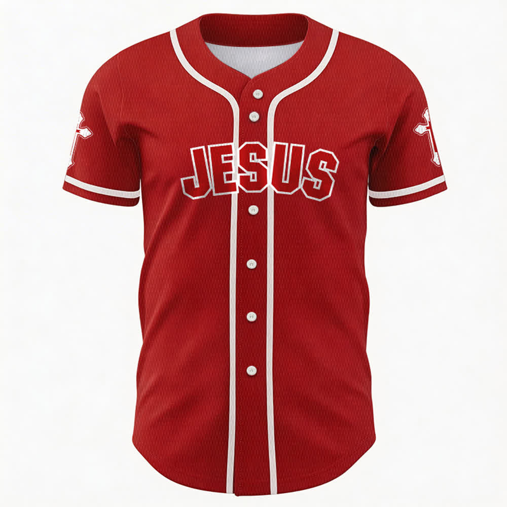 Christianartworkshop Maillot de baseball unisexe La croix est la preuve de l'amour de Dieu - image 51