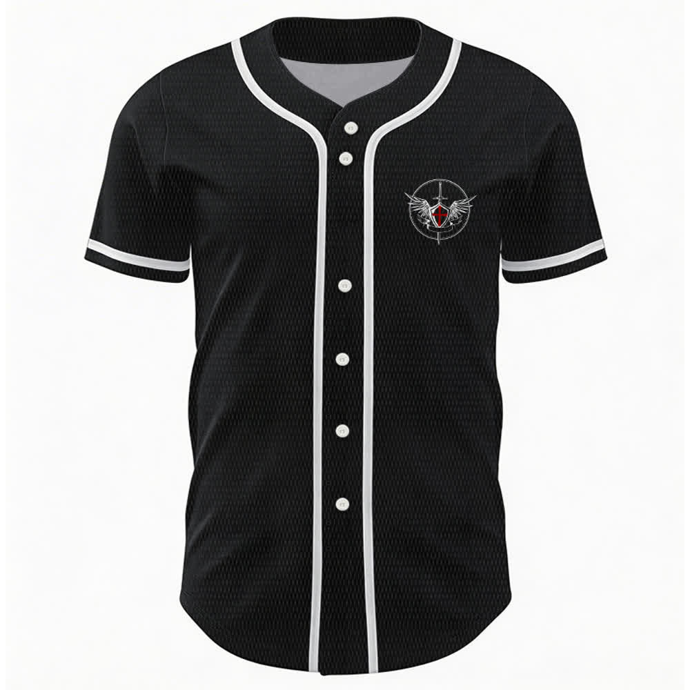 Christianartworkshop Maillot de baseball unisexe Saint Michel Archange Défendez-nous - image 9
