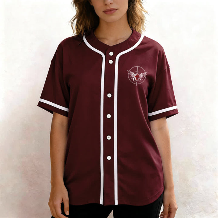 Christianartworkshop Maillot de baseball unisexe Saint Michel Archange Défendez-nous - image 25