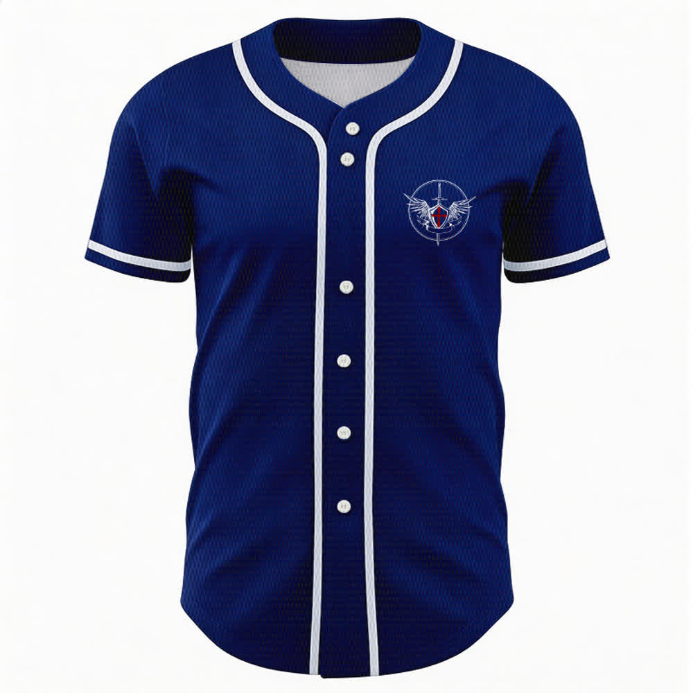 Christianartworkshop Maillot de baseball unisexe Saint Michel Archange Défendez-nous - image 37