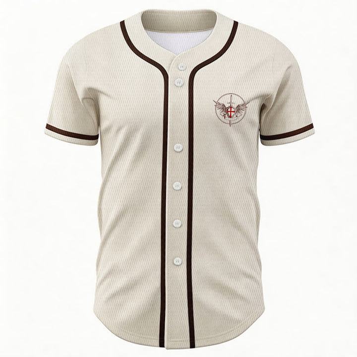 Christianartworkshop Maillot de baseball unisexe Saint Michel Archange Défendez-nous - image 52