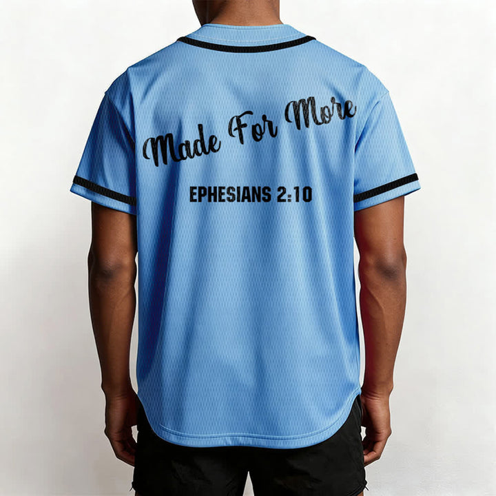 Maillot de baseball unisexe Christianartworkshop Made For More Éphésiens 2:10 - image 31