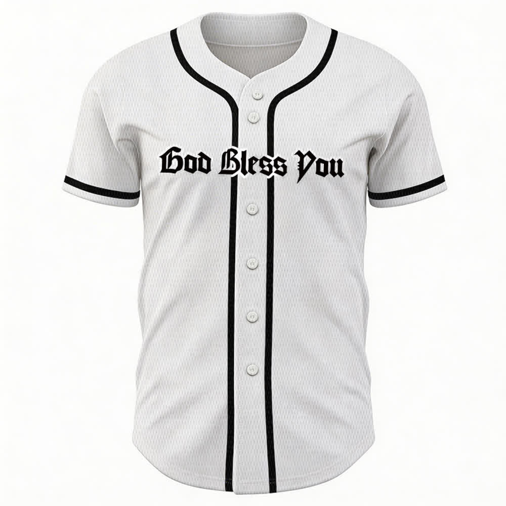 Maillot de baseball unisexe Christianartworkshop Saint Believe In Christ - image 2