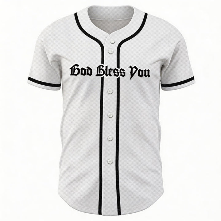 Maillot de baseball unisexe Christianartworkshop Saint Believe In Christ - image 2