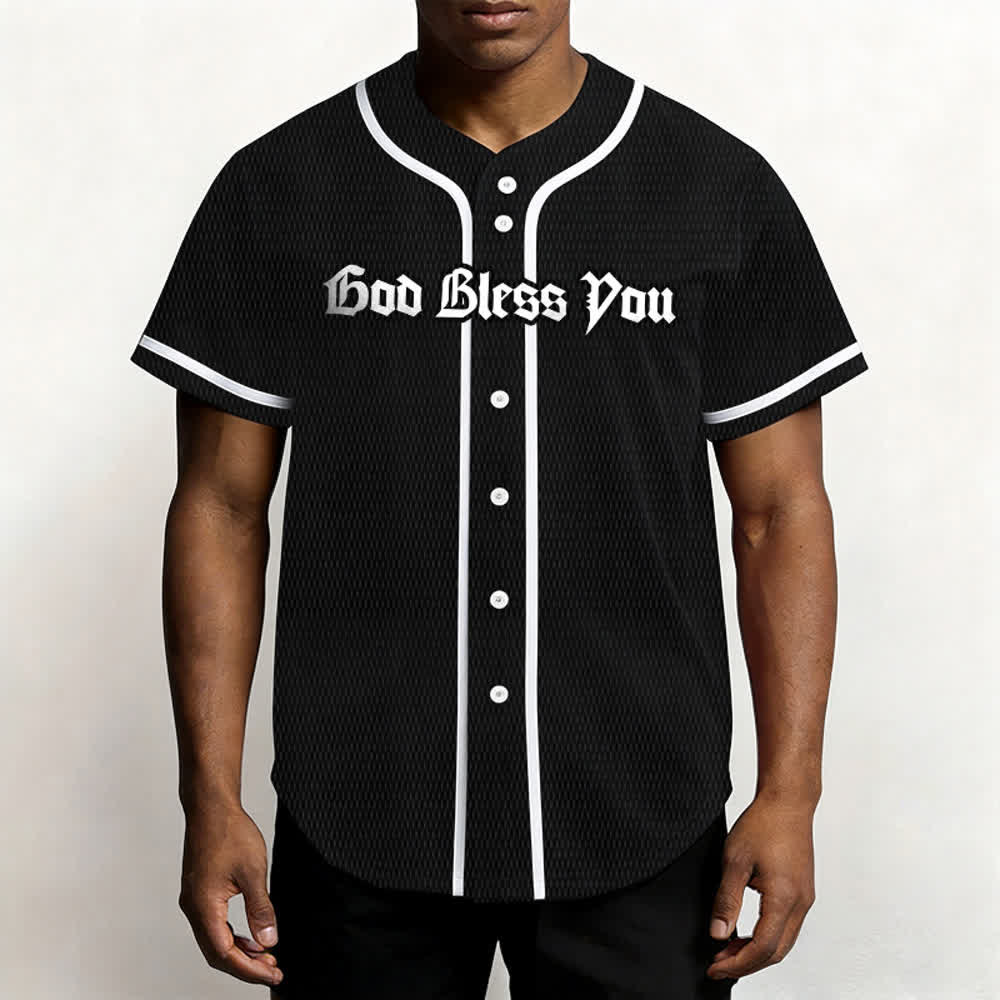 Maillot de baseball unisexe Christianartworkshop Saint Believe In Christ - image 13