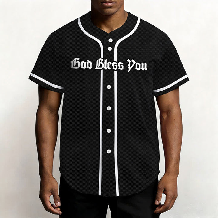 Maillot de baseball unisexe Christianartworkshop Saint Believe In Christ - image 13