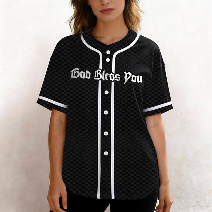 Maillot de baseball unisexe Christianartworkshop Saint Believe In Christ - image 11