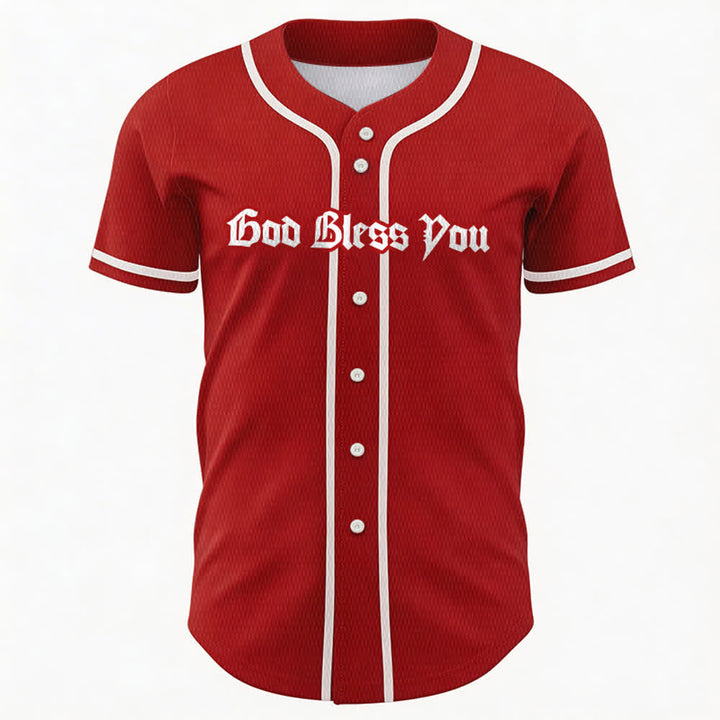 Maillot de baseball unisexe Christianartworkshop Saint Believe In Christ - image 16