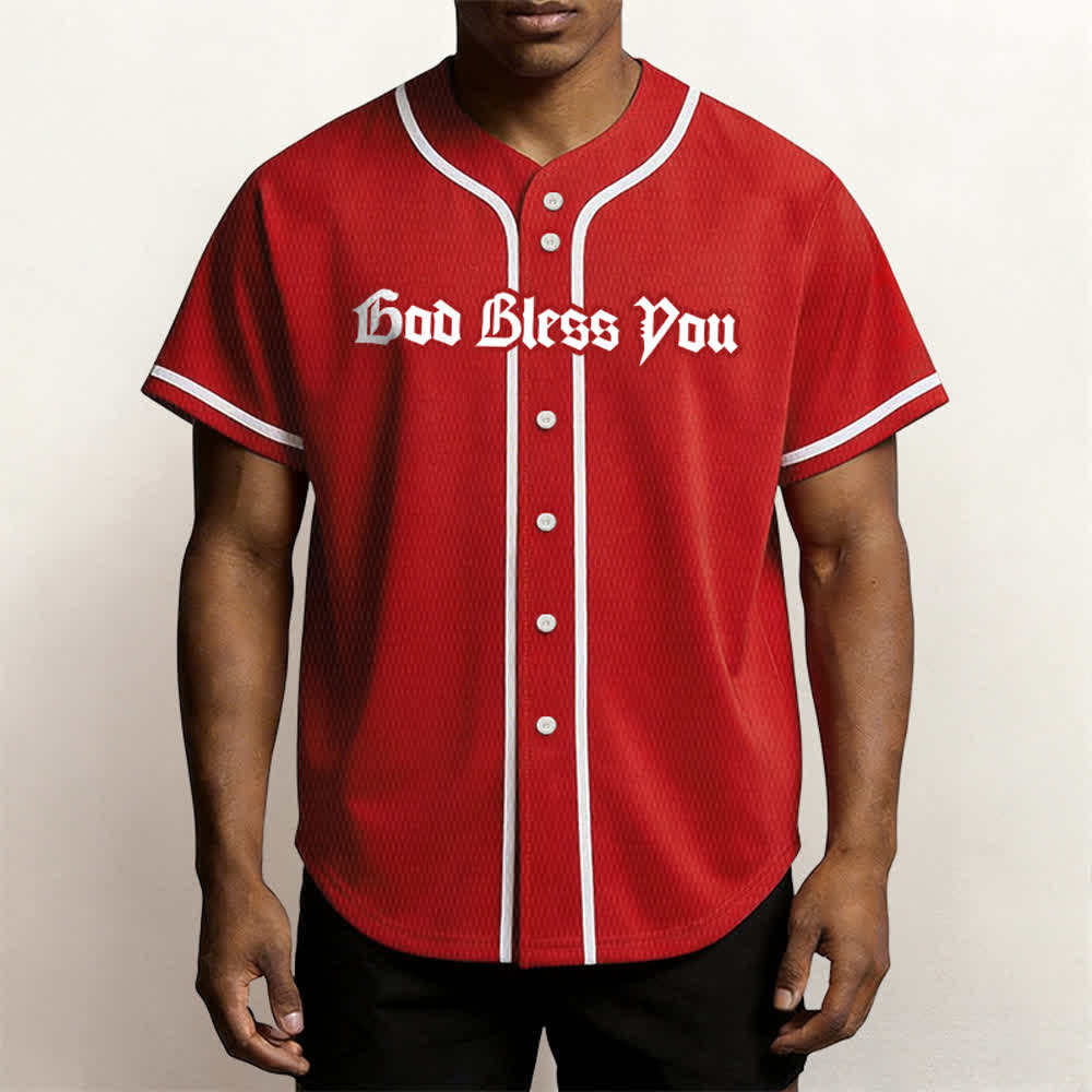 Maillot de baseball unisexe Christianartworkshop Saint Believe In Christ - image 20