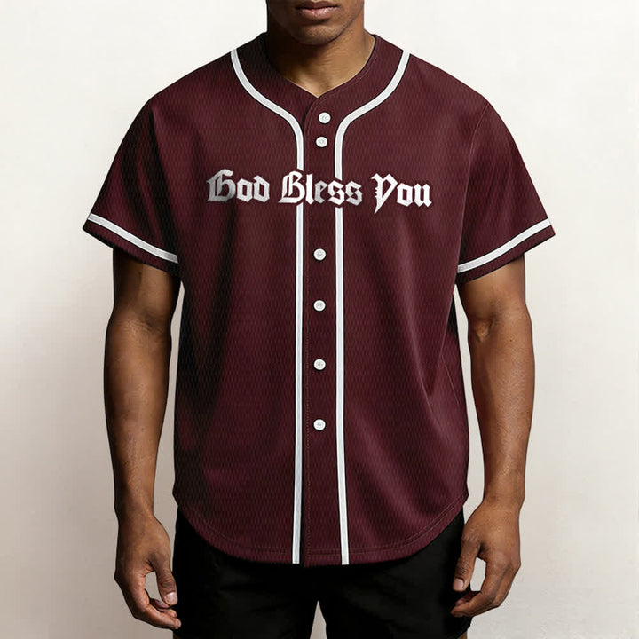 Maillot de baseball unisexe Christianartworkshop Saint Believe In Christ - image 25