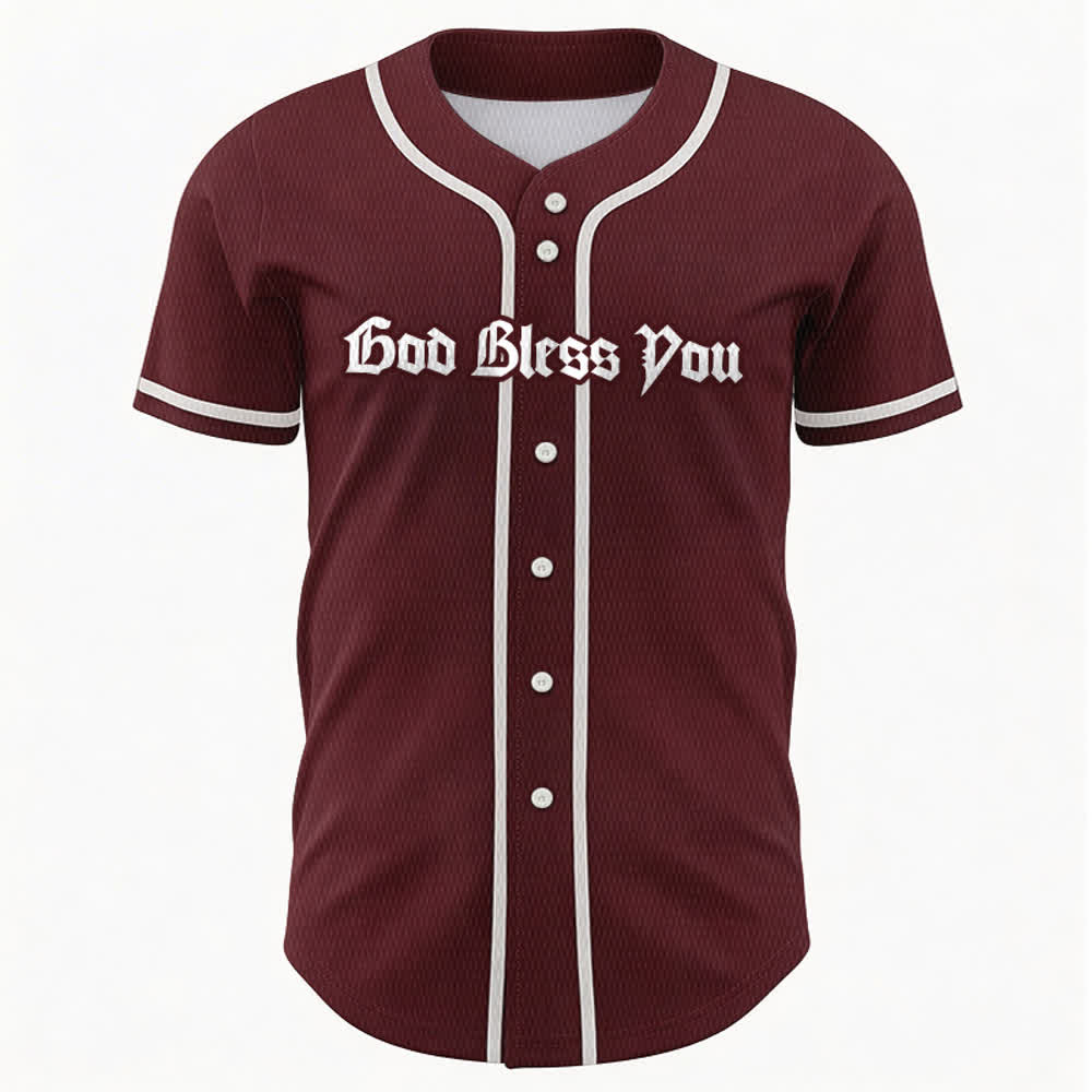 Maillot de baseball unisexe Christianartworkshop Saint Believe In Christ - image 23