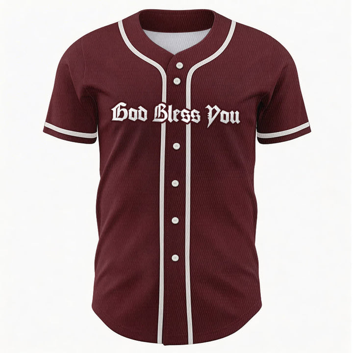Maillot de baseball unisexe Christianartworkshop Saint Believe In Christ - image 23