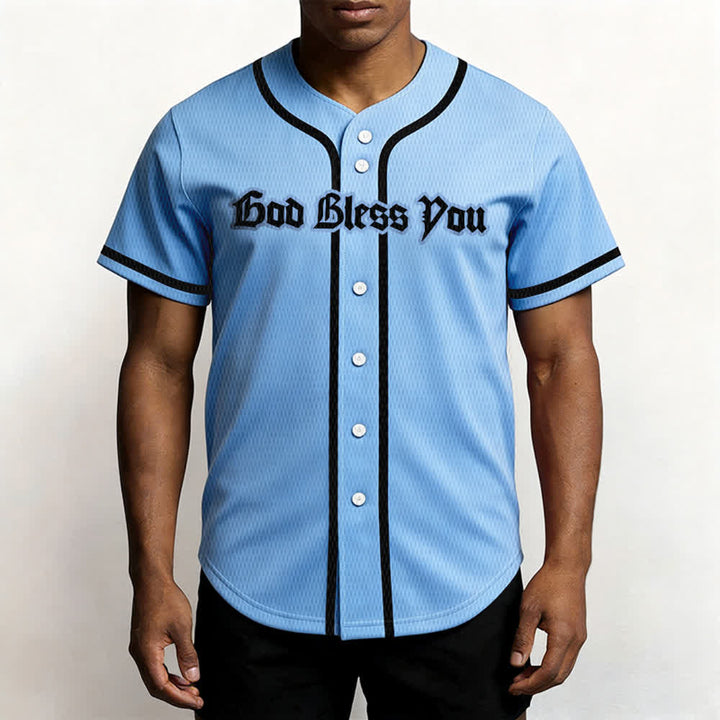 Maillot de baseball unisexe Christianartworkshop Saint Believe In Christ - image 34