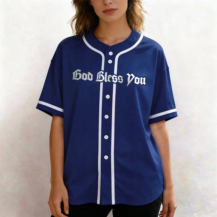 Maillot de baseball unisexe Christianartworkshop Saint Believe In Christ - image 39