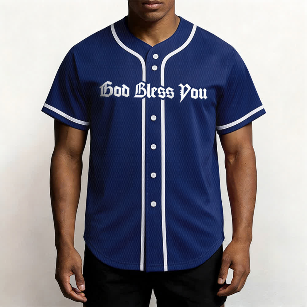 Maillot de baseball unisexe Christianartworkshop Saint Believe In Christ - image 41