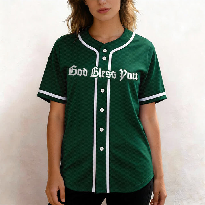 Maillot de baseball unisexe Christianartworkshop Saint Believe In Christ - image 48