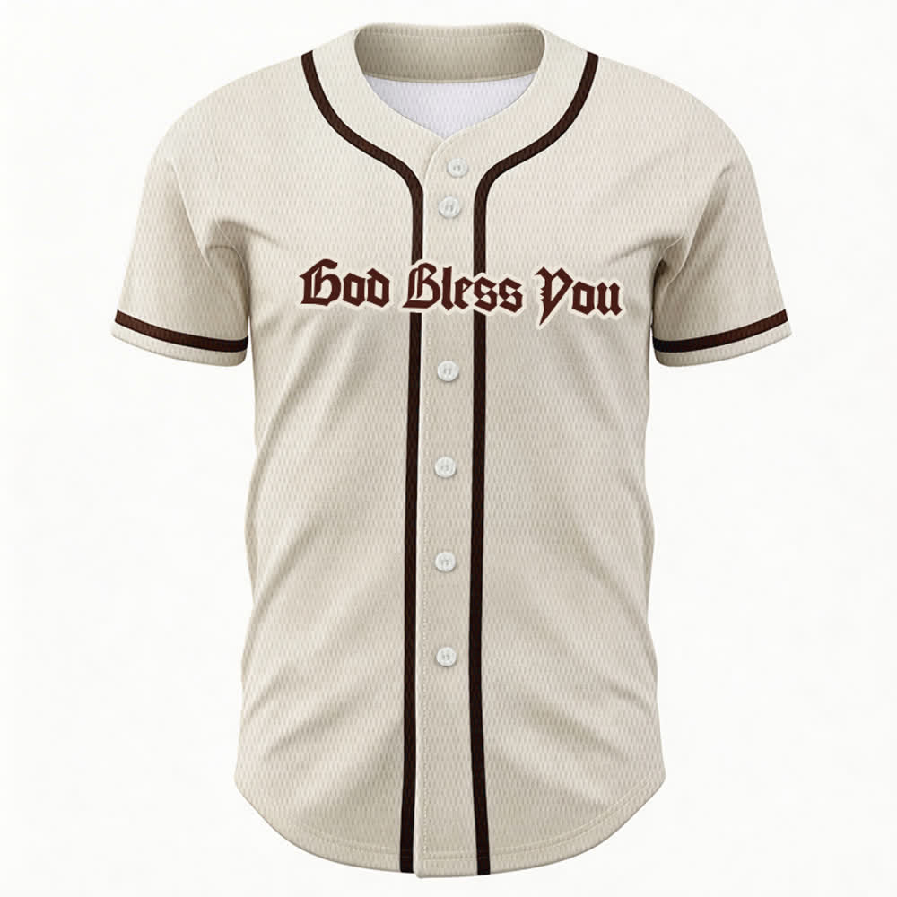 Maillot de baseball unisexe Christianartworkshop Saint Believe In Christ - image 51